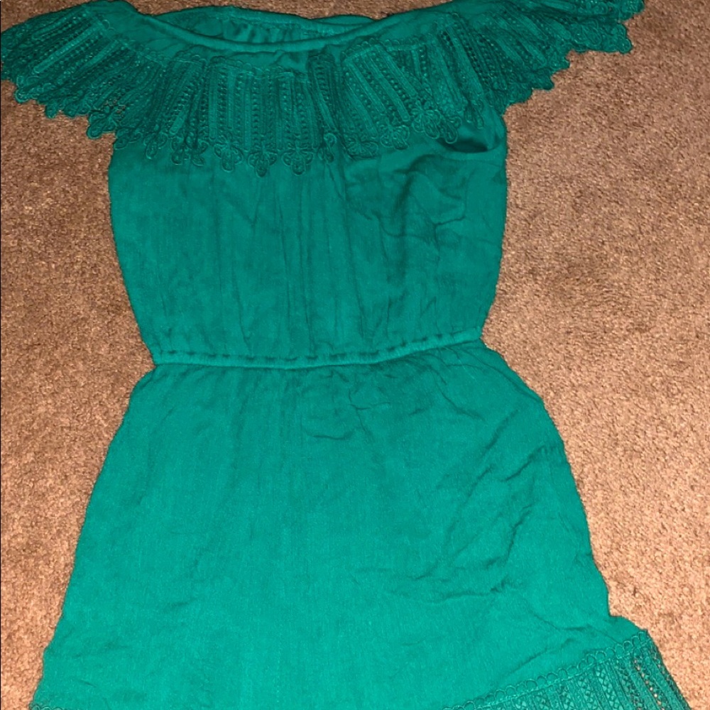 green romper